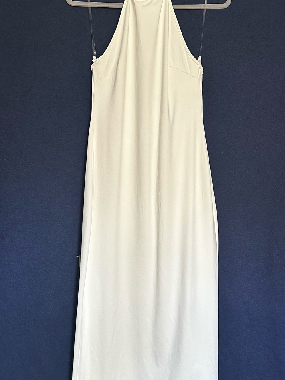 Fashion Nova Angelic Aura Double-Lined Halter Midi Dress